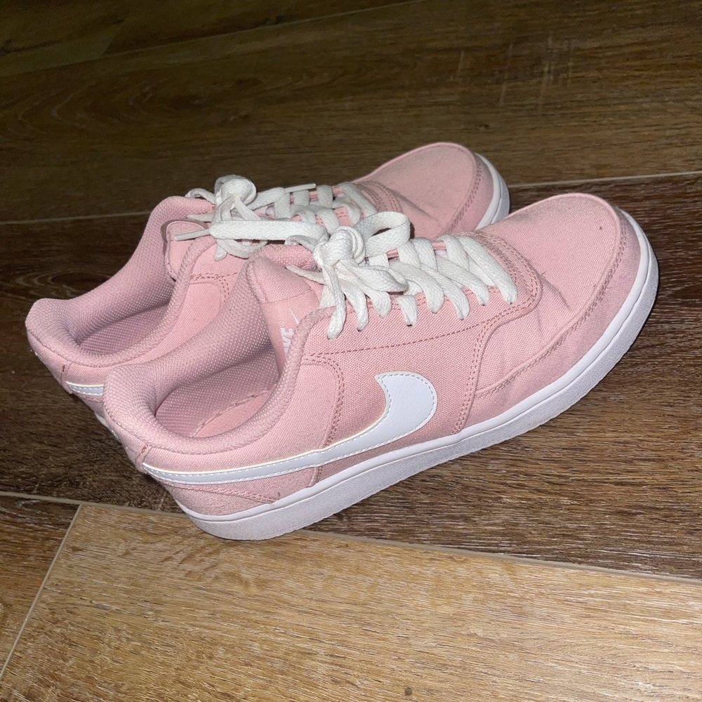 Pink Nike shoes